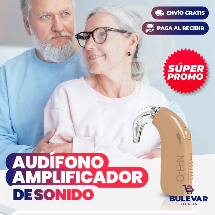 Audifono Amplificador de Sonido HearMax + Ebook Cuidado y Bienestar del Oido