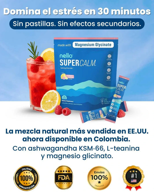 Estrés, insomnio o mente dispersa calma tu mente con SUPERCALM